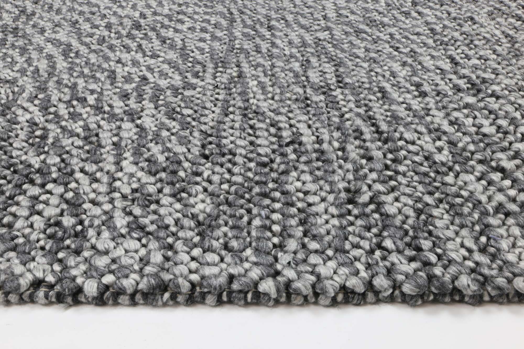 Large View Zuri Charcoal Hand Loomed Rug