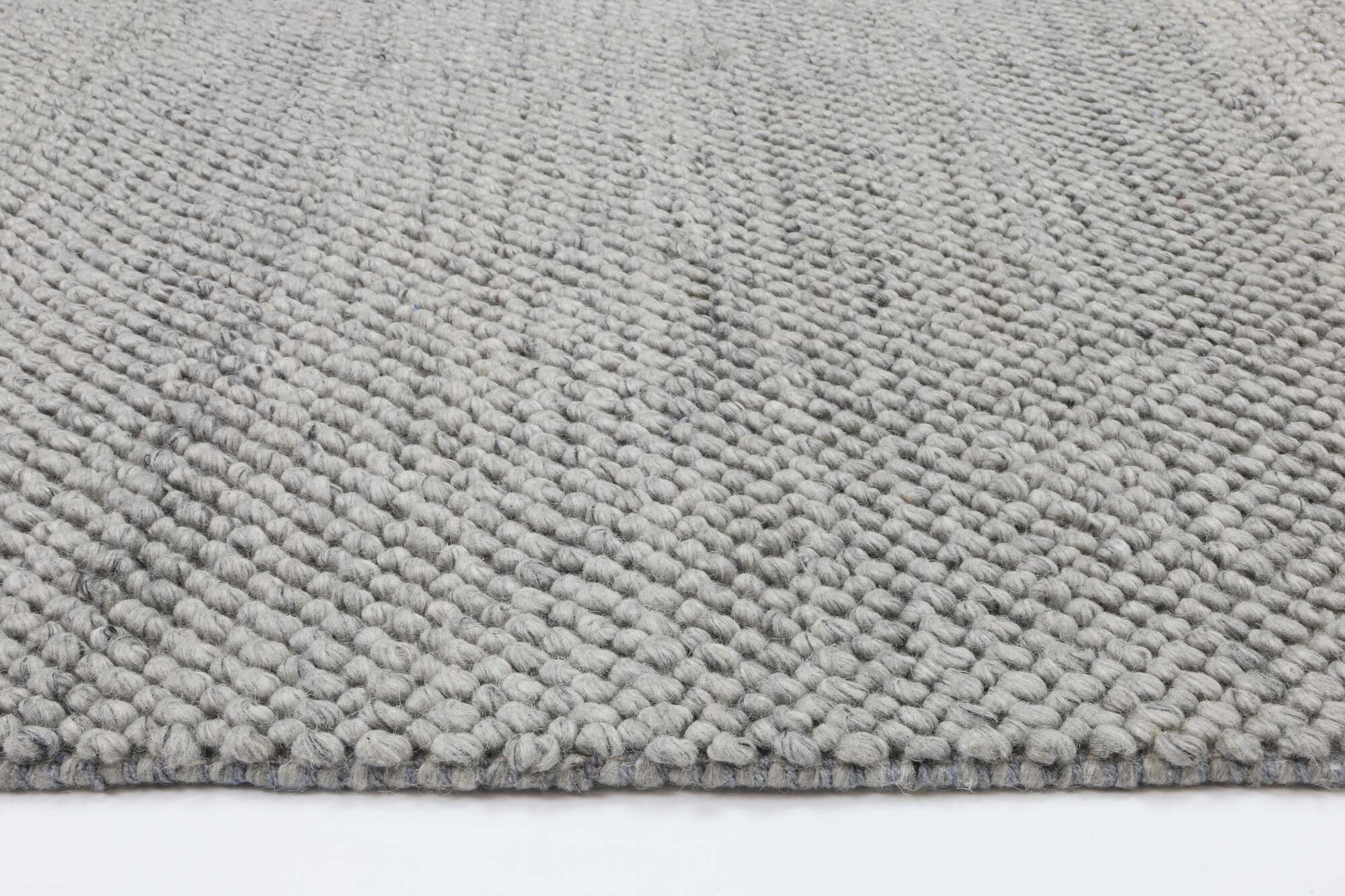 Large View Zuri Grey Hand Loomed Rug