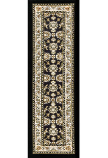 Atlanta Traditional Classic Black Rug