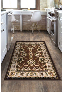 Atlanta Traditional Floral Brown Rug