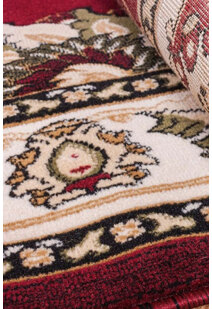 Atlanta Red Traditional Floral Rug