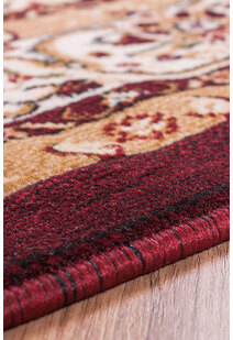 Atlanta Red Classic Medallion Rug