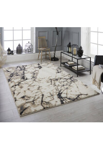 Alex Beige Marble Pattern Rug