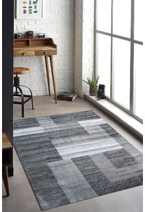 Atlanta Modern Geometric Grey Rug