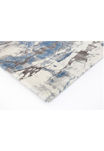 Aloha Blue Marble Pattern Rug