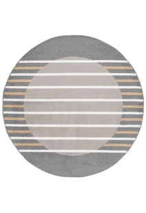 Alfa Modern Striped Border Rug