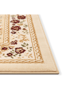 Axel Beige Traditional Floral Rug