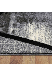 Aria Green Modern Abstract Rug