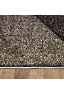 Aria Brown Modern Abstract Rug