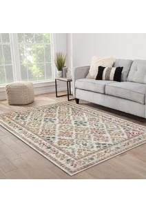 Aubusson Floral Pattern Rug