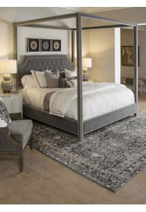 Brigitte Black Traditional Rug