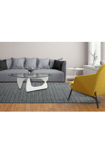 Brigitte Modern Grey Striped Rug