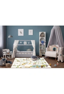 Candy Road Kids Square Rug