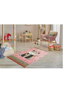 Candy Panda Bear Kids Rug