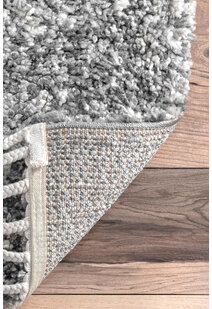 Charles Grey Moroccan Shag Rug