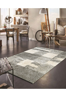 Ciro Square Pattern Shaggy Rug