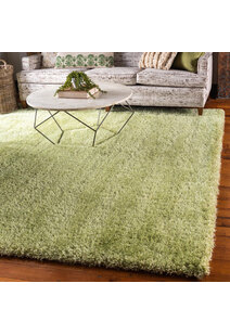 Dream Thick Green Shaggy Rug