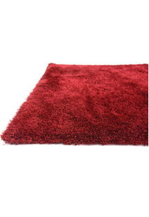 Dream Plain Red Thick Shaggy Rug