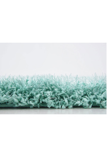 Dream Plain Green Thick Shag Rug