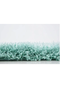 Dream Plain Green Thick Shag Rug