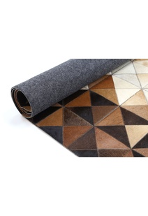 Elena Cow Hide Leather Rug