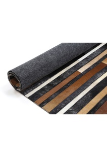 Elena Cow Hide Leather Rug