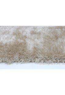 Elisa Plain Beige Thick Shaggy Rug
