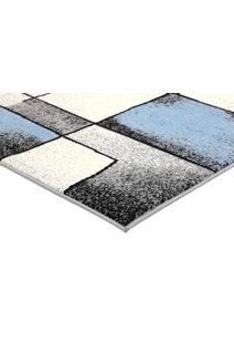 Emma Blue Modern Abstract Rug