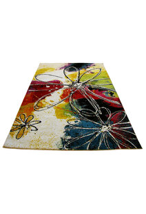Ellen Modern Floral Abstract Rug