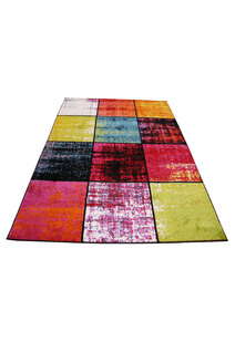 Ellen Modern Square Pattern Rug
