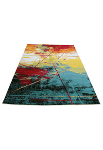 Ellen Multi Coloured Modern Rug