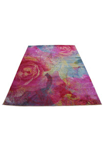 Ellen Modern Rose Flower Rug