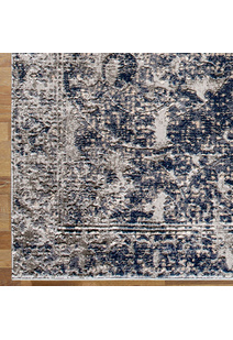 Eris Navy Multi Textured Rug