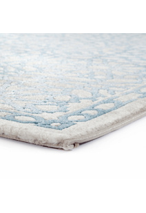 Fabian Damask Blue Rug