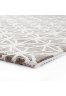 Fabian Geometric Beige Rug