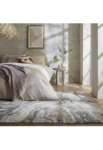 Fantasy Modern Marble Rug