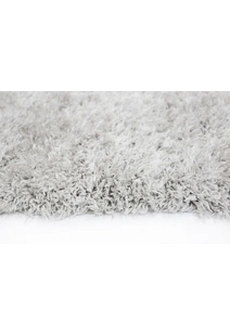 Flavia Plain Grey Thick Shaggy Rug