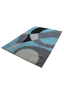 Moss Modern Abstract Shag Rug