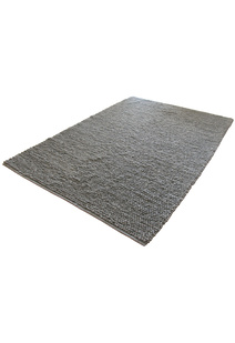 Faris Grey Hand Loomed Wool Rug