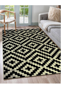Gil Modern Diamond Pattern Rug
