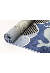 Hello Blue Ark & Animal Kids Rug