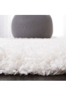 Havana Plain Ivory Shaggy Rug