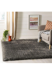 Havana Plain Grey Shaggy Rug