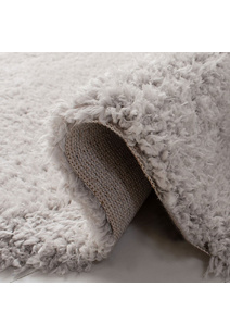 Havana Plain Light Grey Shag Rug
