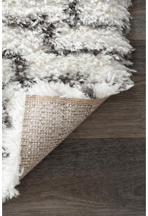 Havana Ivory Moroccan Shaggy Rug