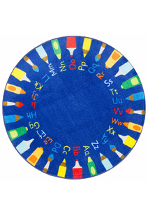 Kids Alphabet Pencil Rug