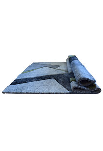 Lucia Green Modern Abstract Rug