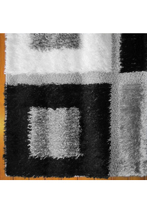 Logan Square Pattern Shaggy Rug