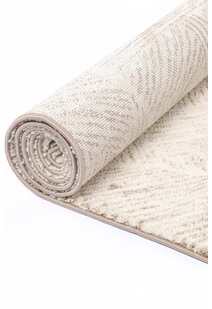 Lyla Beige Circle Pattern Rug