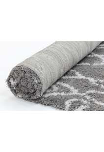Maya Grey Moroccan Tribal Rug